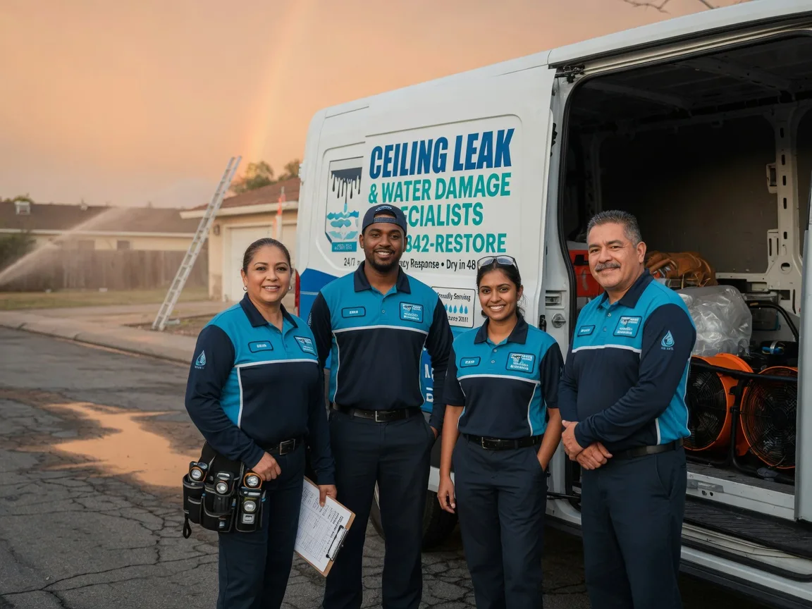 Ceiling Leak Cleanup company in Marvell, AR