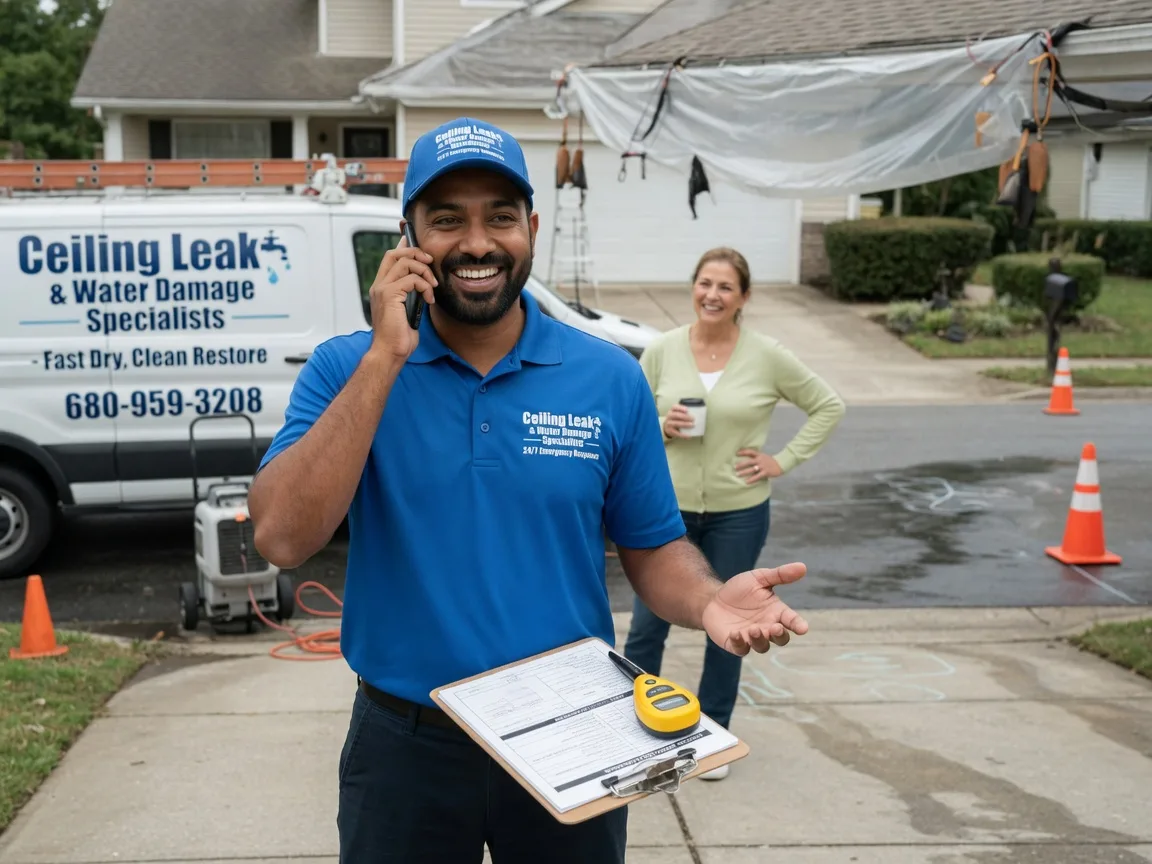 Ceiling Leak Cleanup Marvell, AR FAQs